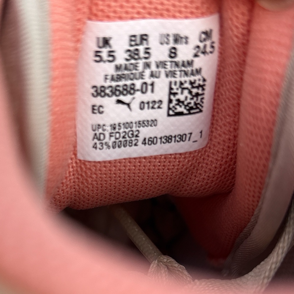 Puma Women's Cream High-Top Sneakers - Picture 4 of 5